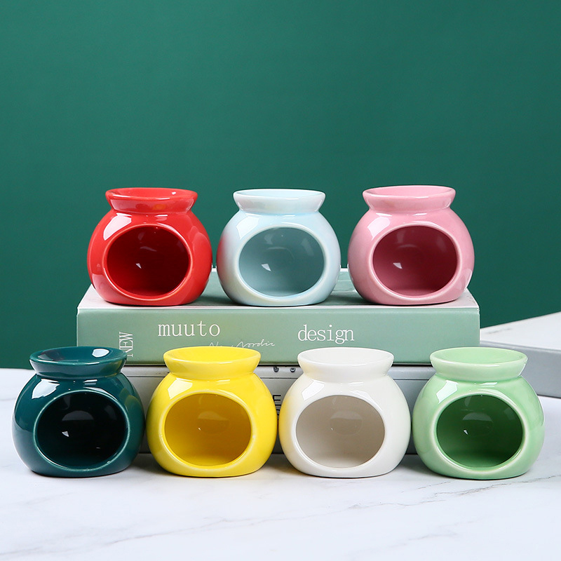 Home Fragrance Organic - Porcelain Aroma Burner Essential Oil Furance