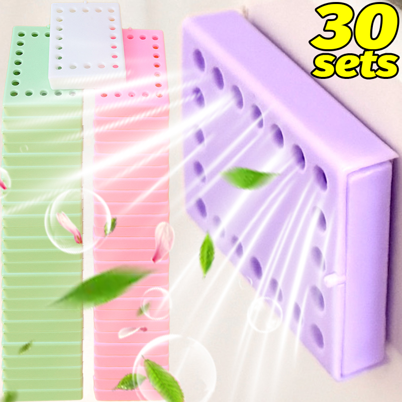 Home Fragrance Incense - 30/1x Solid Air Fresheners Long-Lasting Aromatherapy