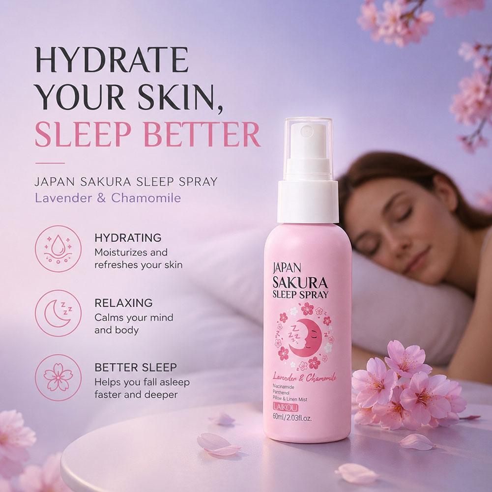 Lavender Pillow Spray - LAIKOU Sakura Sleep Spray 60ml –