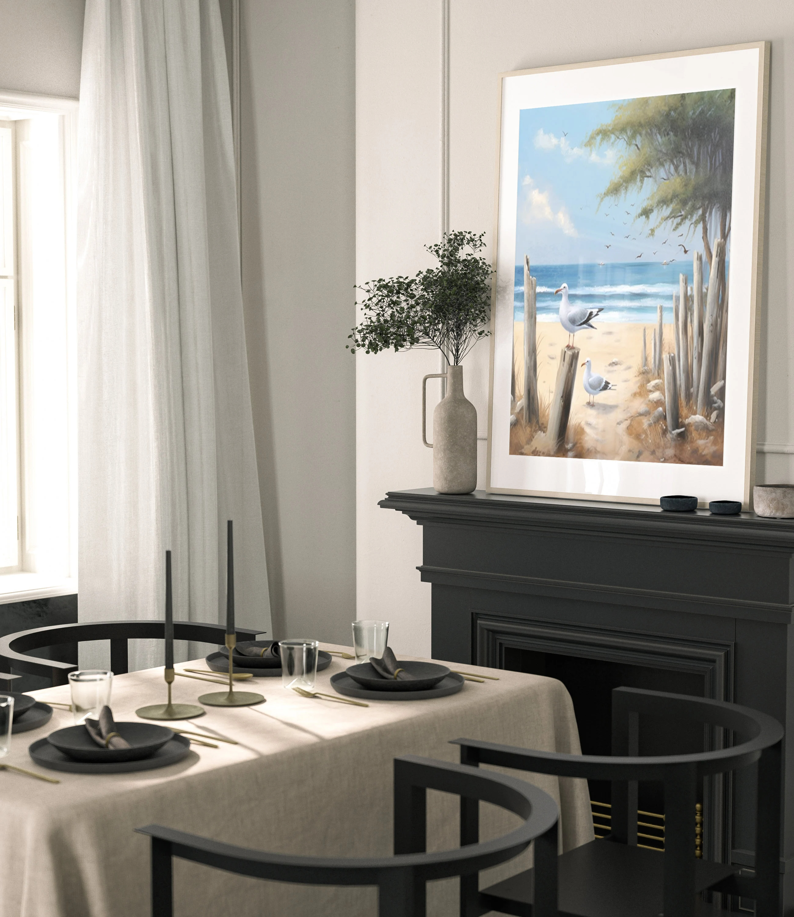 Neutral Beach Canvas Prints, P - Home Fragrance Ocean Breeze review and price
