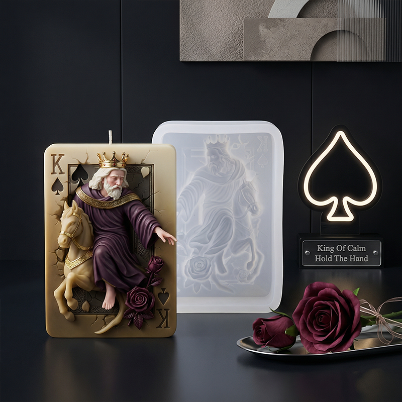 Silicone Candle Molds King Of  - Home Fragrance Fig review and price