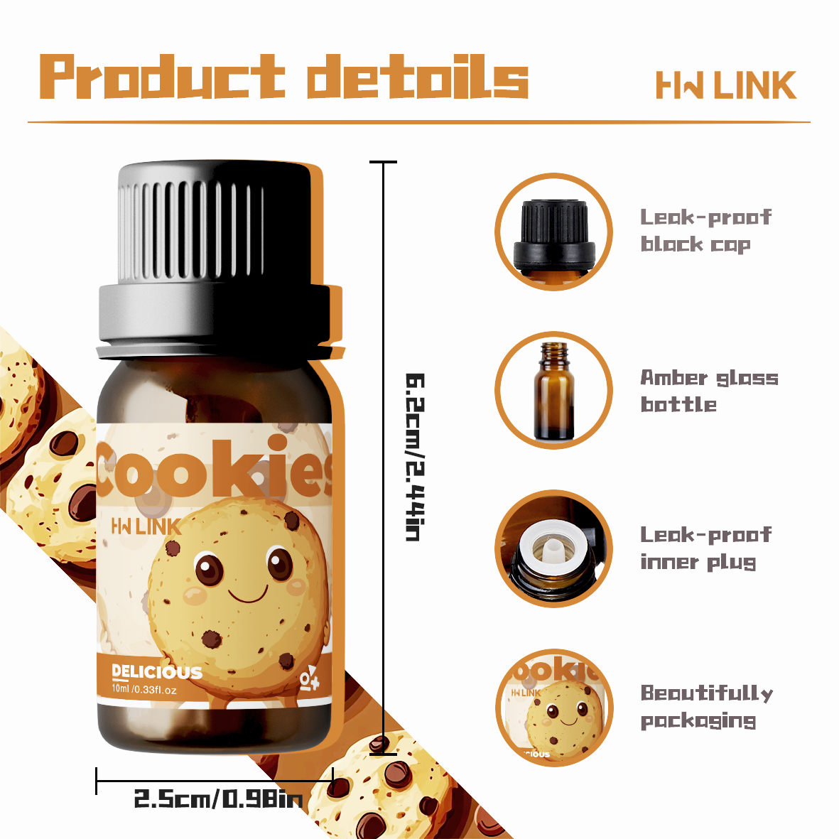 10ml Cookies Essential Oils Pe - Home Fragrance Accessories review and price