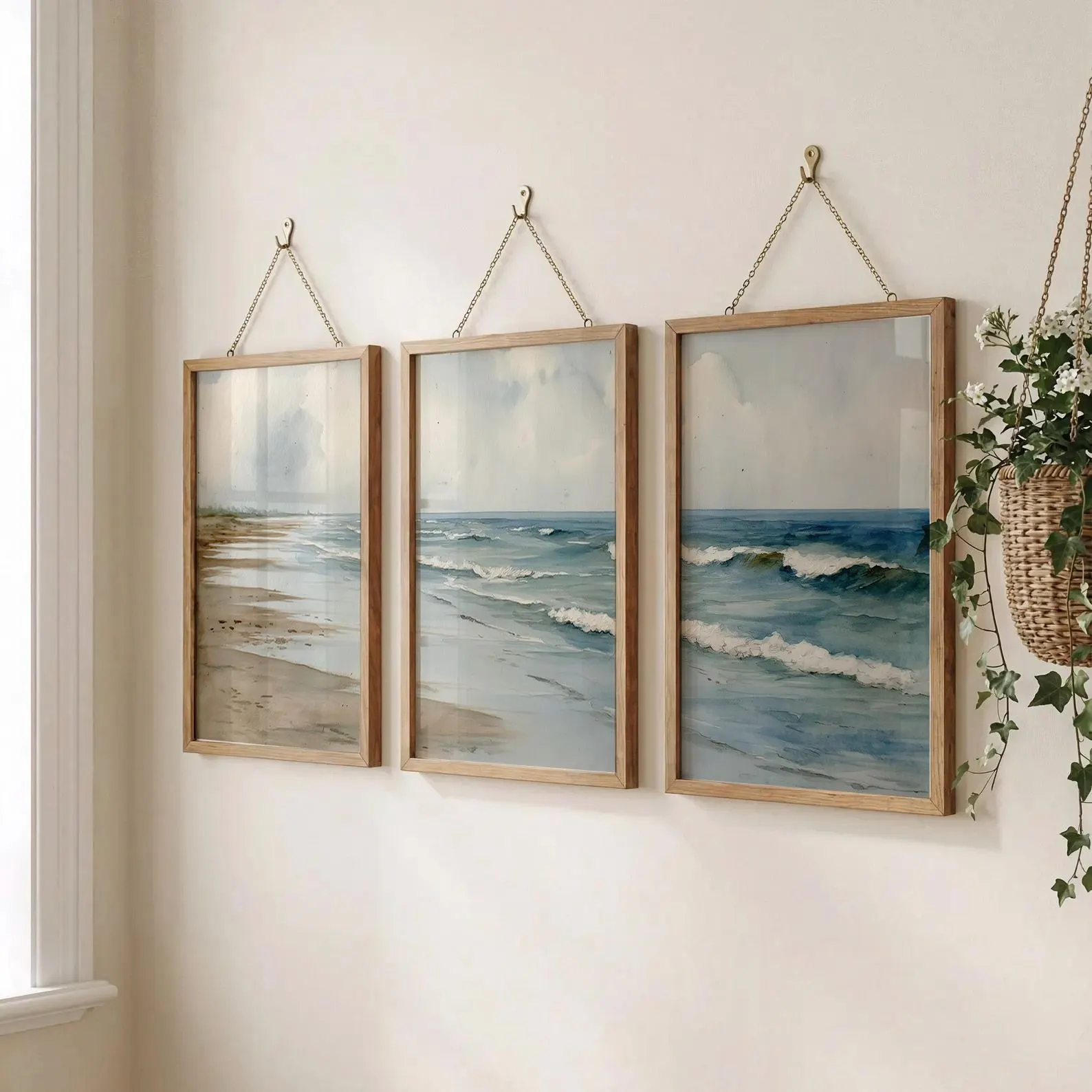 Watercolor Neutral Beach Canva - Home Fragrance Ocean Breeze review and price