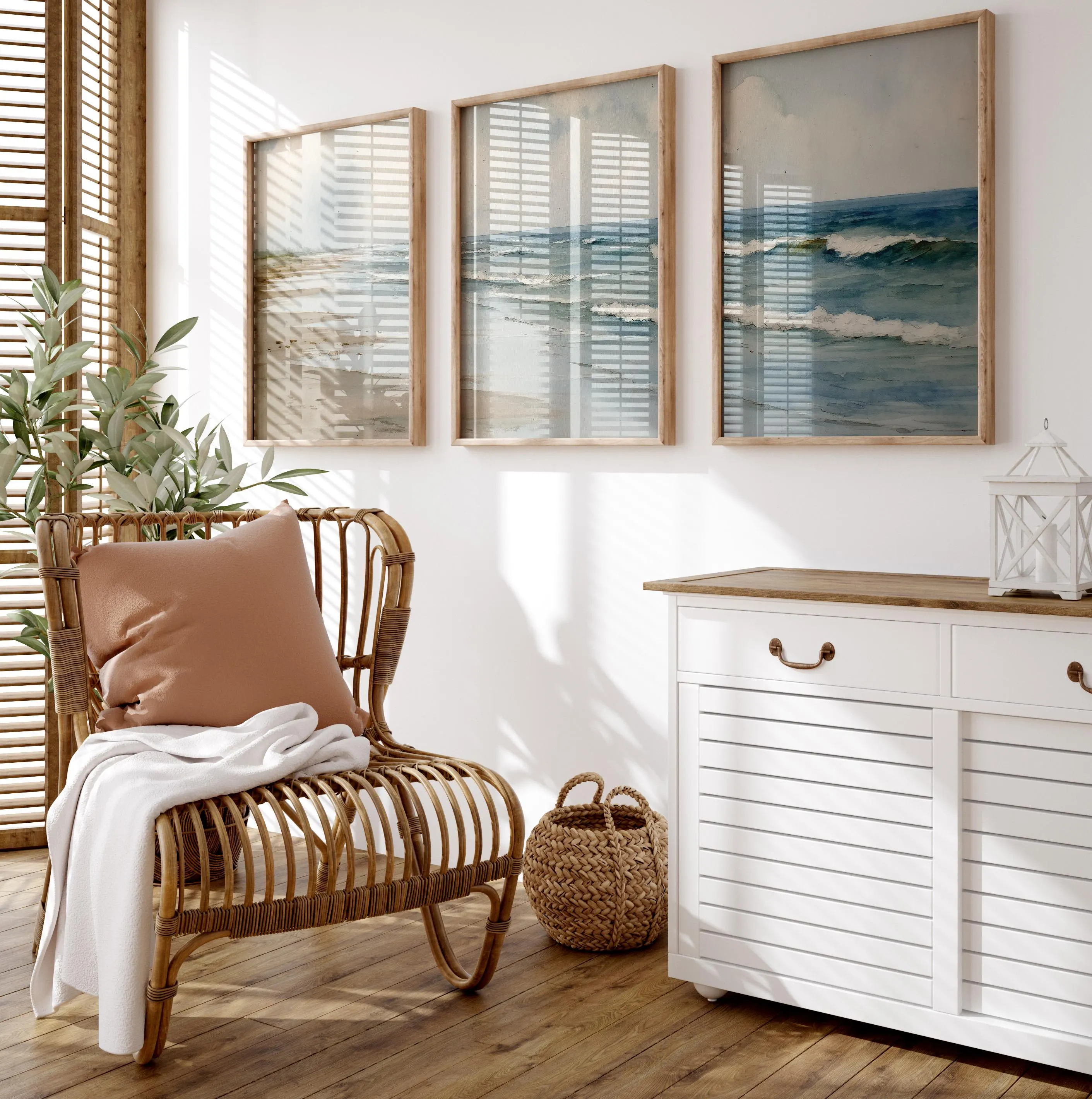 Watercolor Neutral Beach Canva - Home Fragrance Ocean Breeze review and price