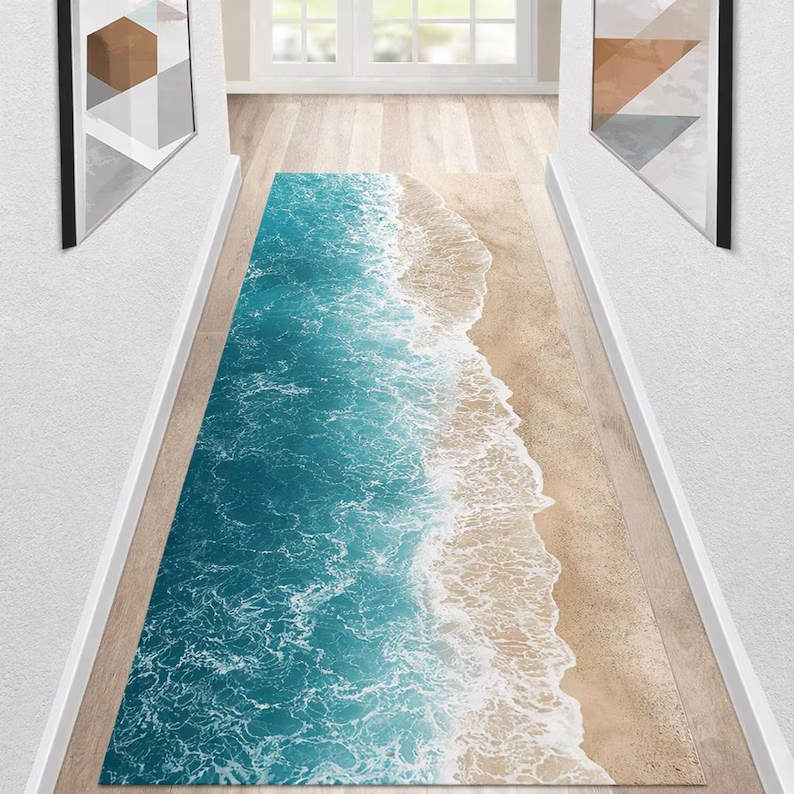 Ocean Beach Runner Rug Coastal - Home Fragrance Ocean Breeze review and price