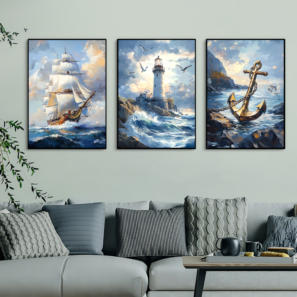 1PC/3PCS Landscape Sailboat Oc - Home Fragrance Ocean Breeze review and price