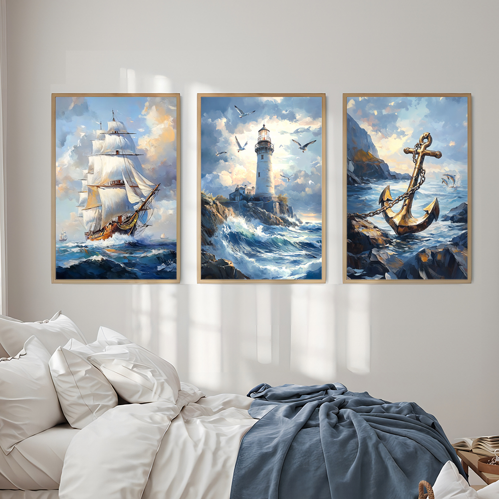 1PC/3PCS Landscape Sailboat Oc - Home Fragrance Ocean Breeze review and price