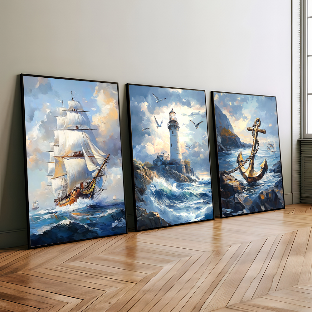 1PC/3PCS Landscape Sailboat Oc - Home Fragrance Ocean Breeze review and price