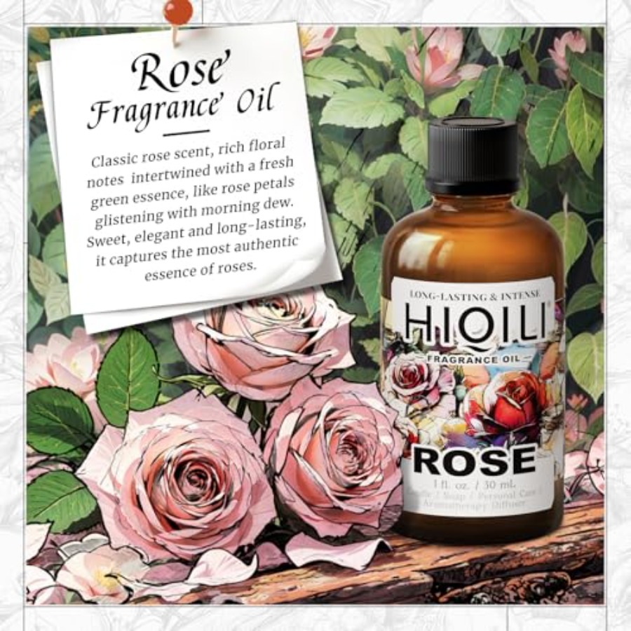 HIQILI Rose Fragrance Oil for  - Home Fragrance With Essential Oils review and price