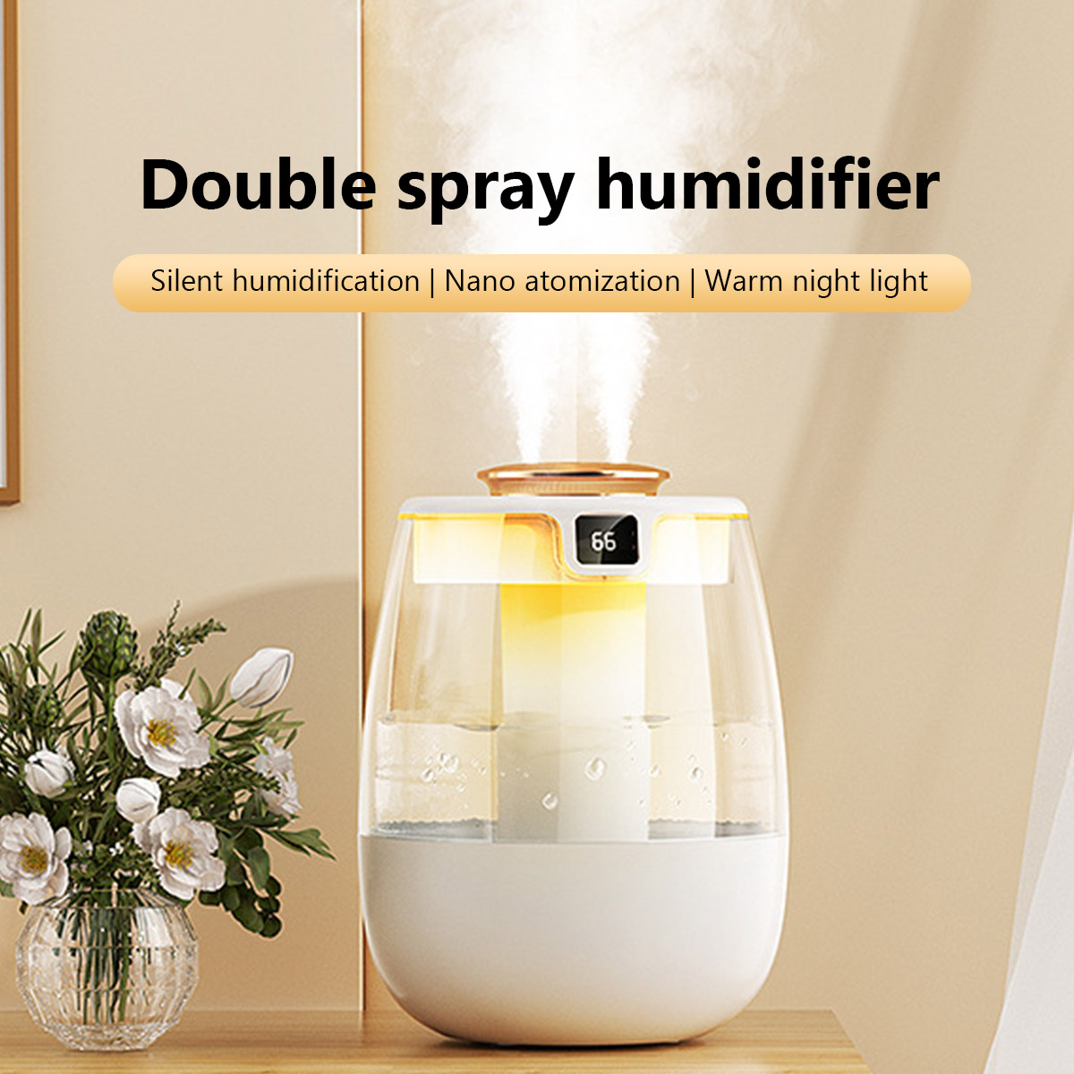 1.3L Air Humidifier Double Spr - Home Fragrance Organic review and price