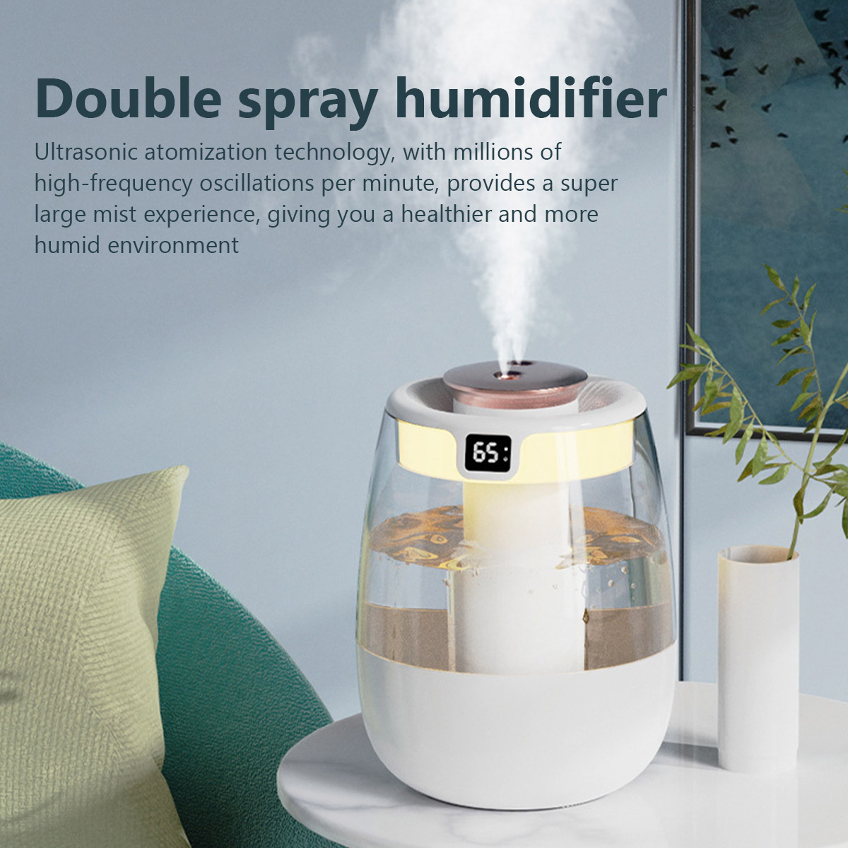 1.3L Air Humidifier Double Spr - Home Fragrance Organic review and price