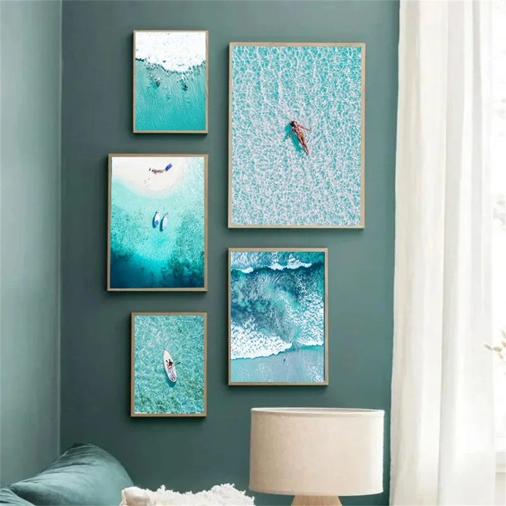 Beach Blue Ocean Wave Sea Wate - Home Fragrance Ocean Breeze review and price